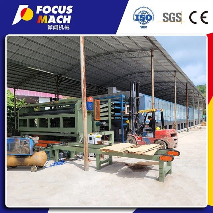 Four Layer 38m Veneer Roller Dryer